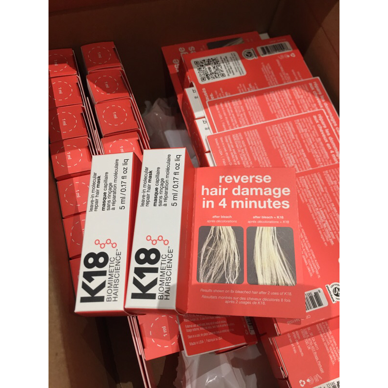 Mặt Nạ Phục Hồi Tóc Hư Tổn K18 Leave-In Molecular Repair Hair Mask