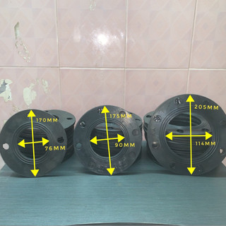 Ron mặt bích phi 170 lỗ 76 , Gioăng cao su mặt bích phi 170 lỗ 76, Ron cao su mặt bích
