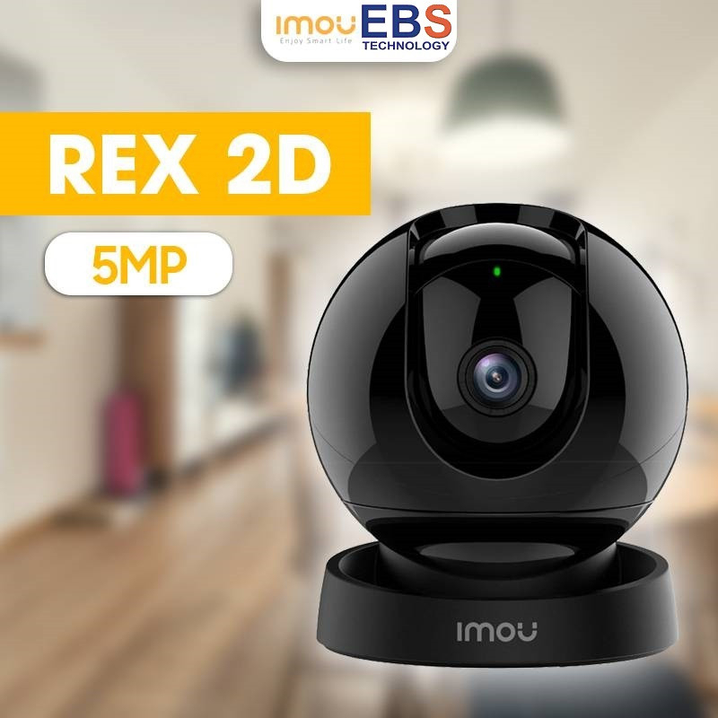 Camera IP Wifi Imou IPC-GK2DP-5C0W REX 2D 5MP - Quay quét - Đàm thoại 2 chiều - Cảnh báo bằng đèn và còi.
