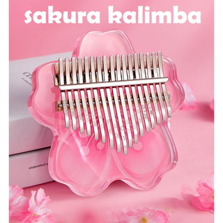 Đàn kalimba 21 phím trong suốt Tonic- Tặng 6 loại phụ kiện