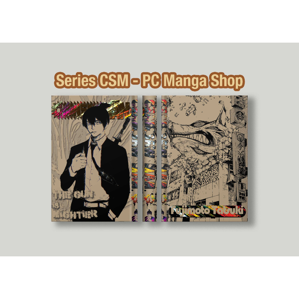 Giấy Kraft Chainsaw Man Gói Truyện Cho Các Đầu Truyện NXB Kim Đồng, NXB Trẻ - Cho Các Đơn Hàng Ninety Nine Manga Shop