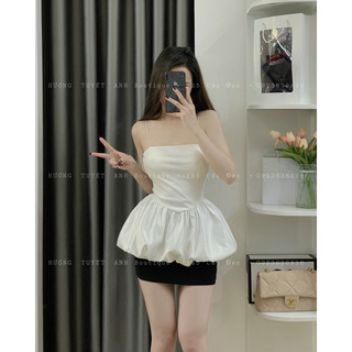 Áo cúp ngực bí phồng