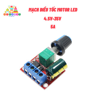 Mạch điều khiển tốc độ motor mạch điều tốc DC 3V - 35V 5A điều khiển độ sáng LED - LK0141
