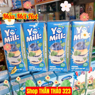 Sữa Chua Uống Yomilk Vinamilk Việt Quất Bạc Hà 170ml
