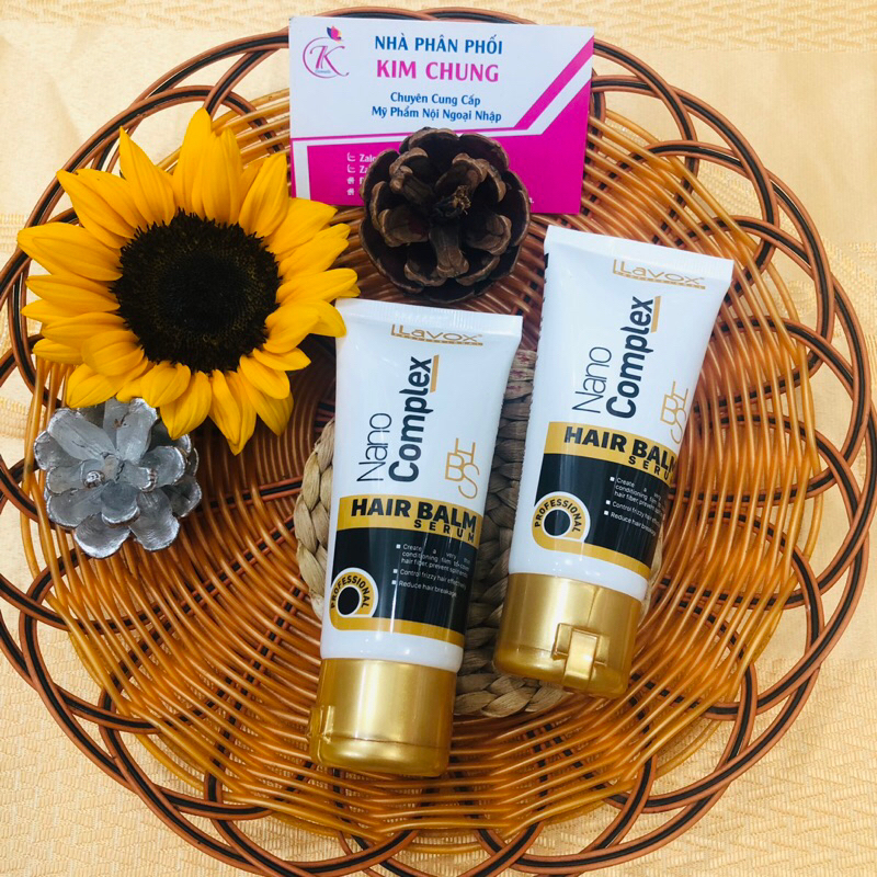 Serum dưỡng tóc NANO COMPLEX Lavox, dầu bóng dưỡng phục hồi tóc khô sơ hư tổn