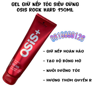 KEM TẠO NẾP VÀ ĐỊNH HÌNH TÓC SIÊU CỨNG OSIS SWCHARZKOPF ROCK HARD 150ml