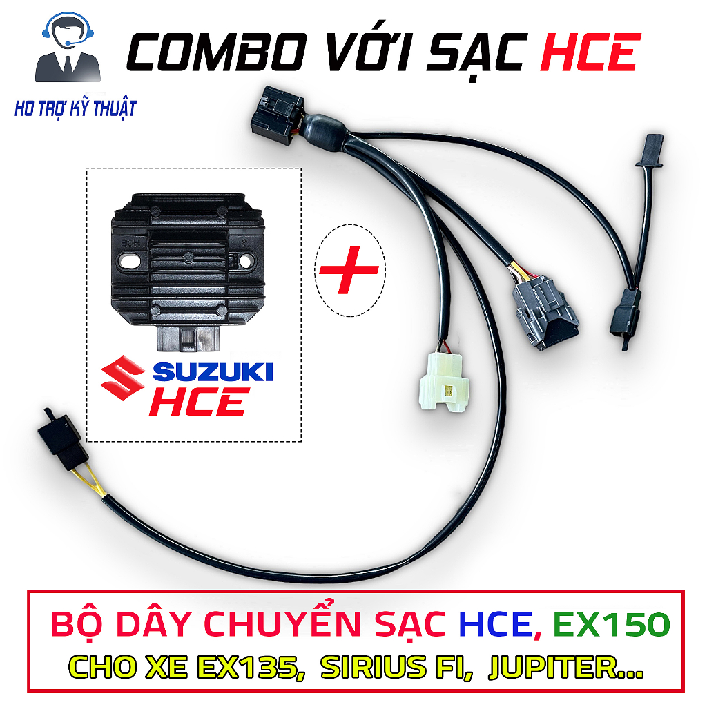 Mạch chuyển sạc cho Exciter 135, Sirius, Jupiter..