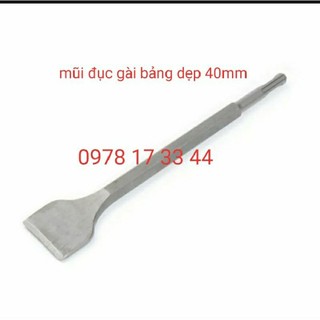 Mũi đục gài MF bảng dẹp 40mm đục bê tông đục gạch men đục tường