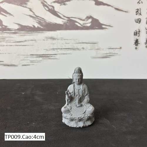 Tượng Đức Phật Tọa Thiền. Cao 4cm.