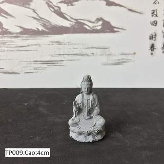 Tượng đức phật tọa thiền. cao 4cm.