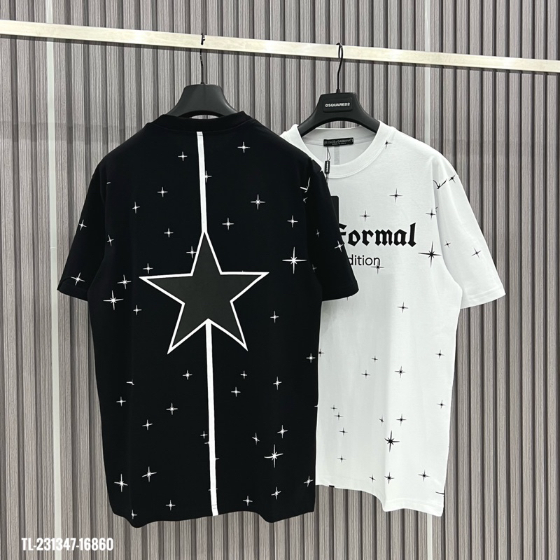 Áo thun nam nữ Docle Fromat In Hinh Ngôi Sao Quanh Áo. Áo Phông Thiết kế đẹp mắt trẻ trung năng động.2023