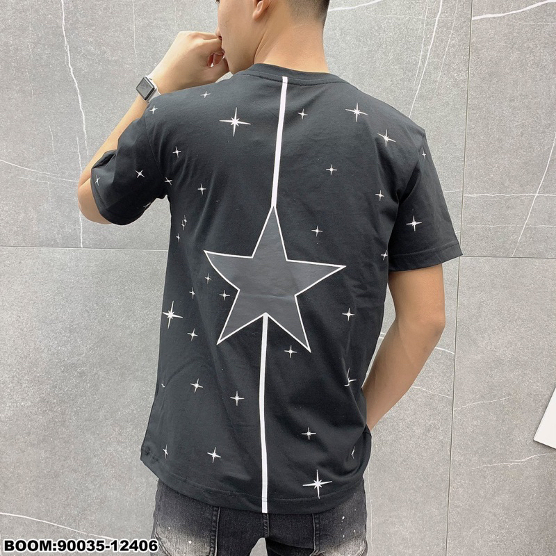 Áo thun nam nữ Docle Fromat In Hinh Ngôi Sao Quanh Áo. Áo Phông Thiết kế đẹp mắt trẻ trung năng động.2023