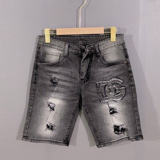 Quần short jean nam xước chất bò - quần short demin lửng nam co giãn thời trang cao cấp Pn_shop90 ms260