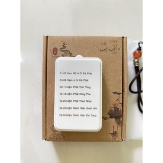 Máy niệm phật mini 30 bài trắng