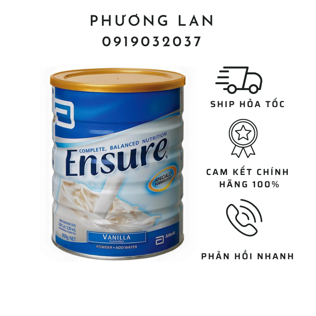Sữa Ensure Úc 850g