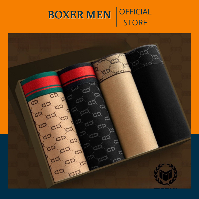 COMBO 4 quần sịp nam Guc-ci cao cấp làm quà tặng bạn trai