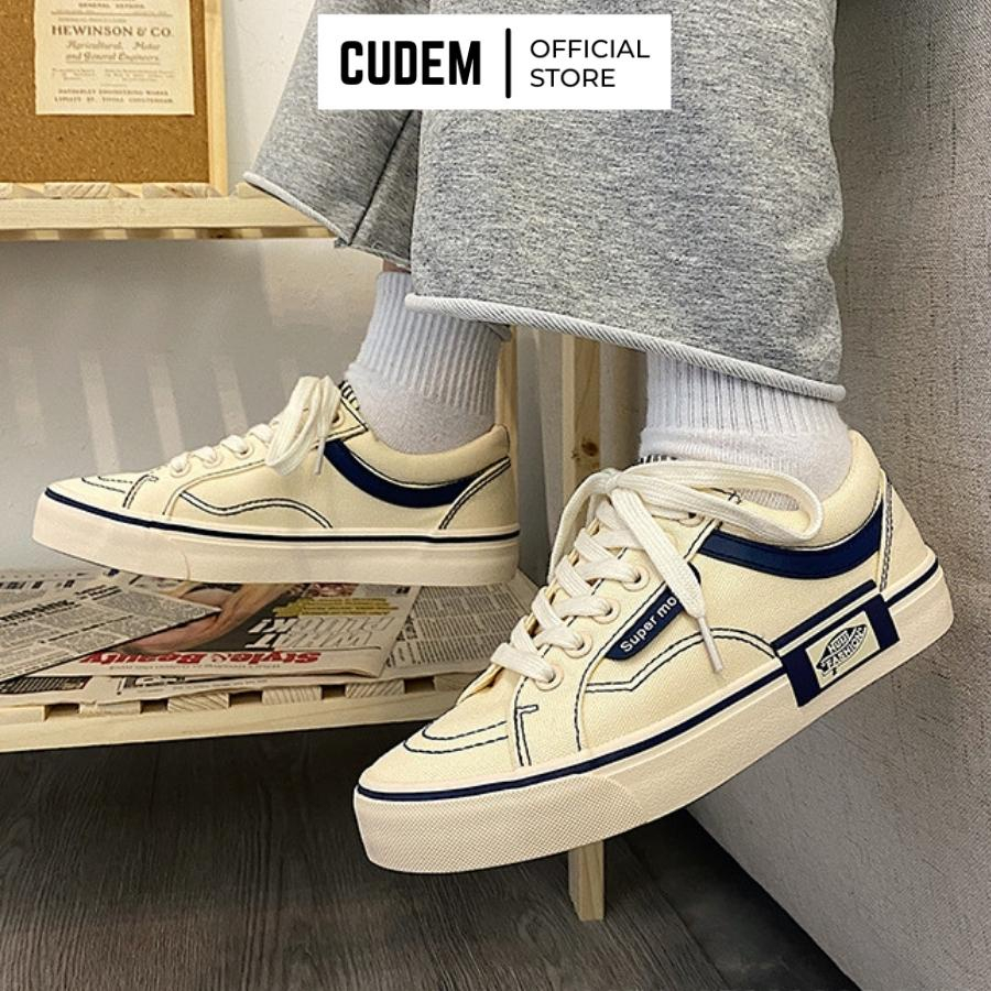 Giày van đen trắng nam nữ old skool phiên bản đặc biệt Street Style S53
