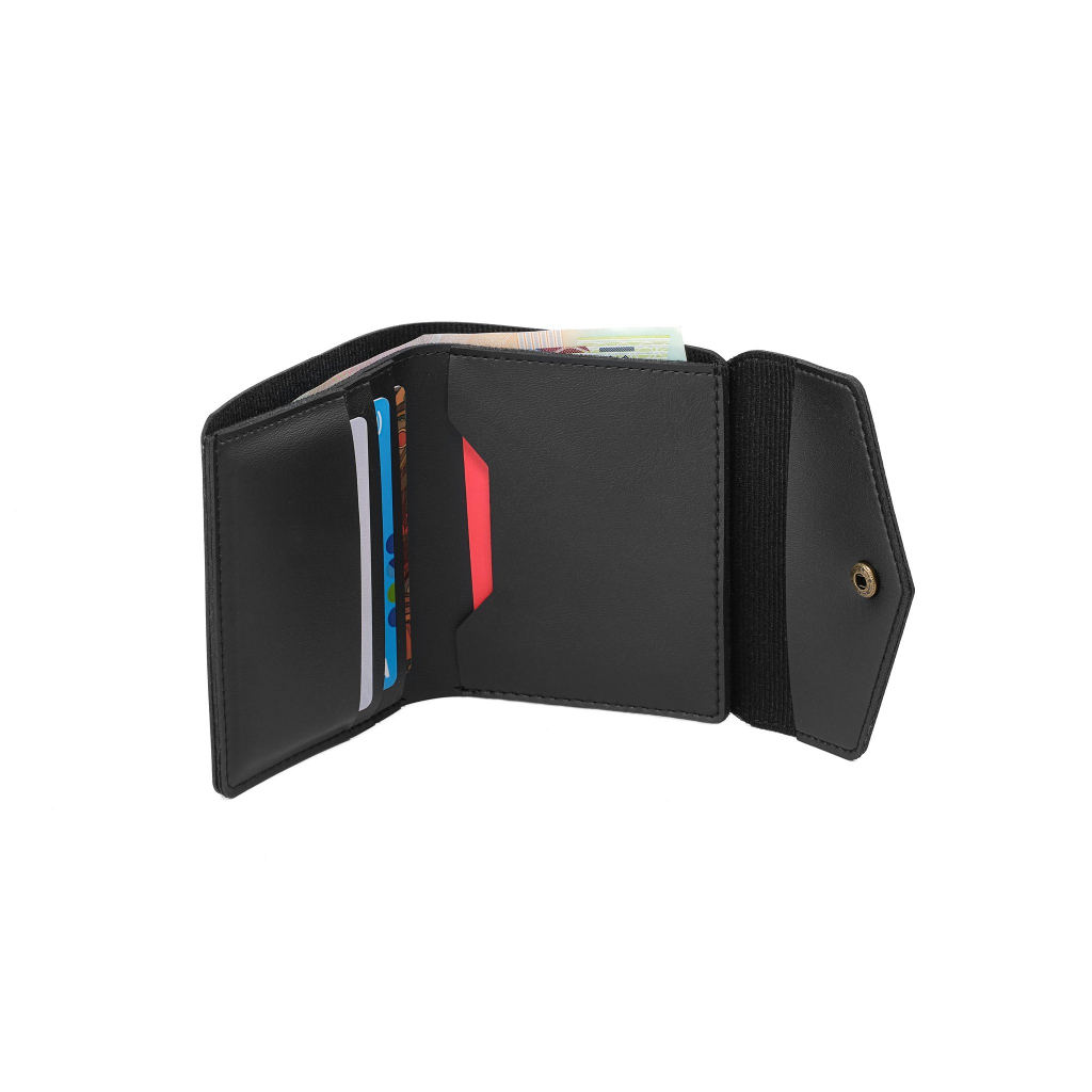 VÍ Da Gập Khoá Bấm Thương Hiệu DON ITALO Bóp Da Nam Bảo Hành 2 Năm DONV03