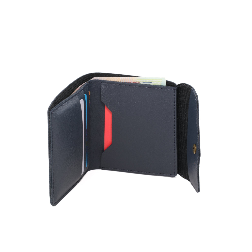 VÍ Da Gập Khoá Bấm Thương Hiệu DON ITALO Bóp Da Nam Bảo Hành 2 Năm DONV03