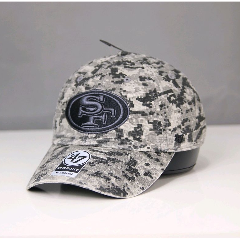 Mũ lưỡi trai 4 7 Brand Digital USA camo chính hãng Made in Vietnam full tem tag One size, unisex