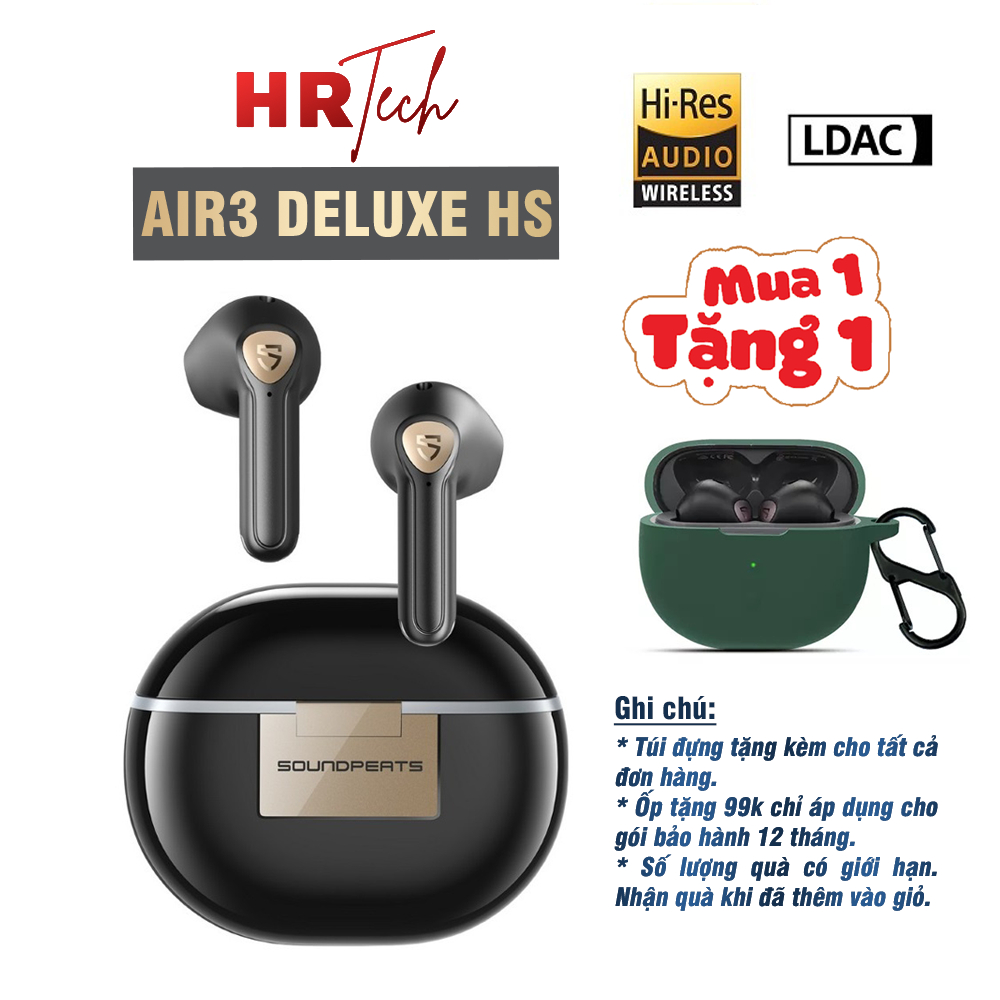 Tai Nghe Không Dây True Wireless SoundPEATS Air3 Deluxe HS Hires Audio Game Mode