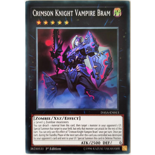 Crimson Knight Vampire Bram |EN| Super Rare