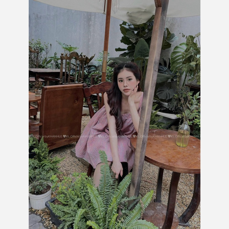 Đầm Xuông Babidoll Tằm 2 Line Xoè Rộng Dáng Ngắn