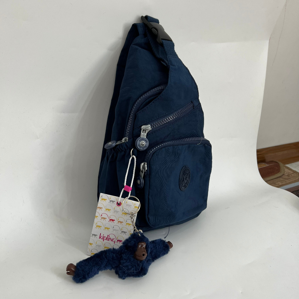 Túi balo vải đeo chéo nam nữ Kipling KL1813 cặp bao tử nhỏ mini thời trang đẹp xinh đi học đi chơi cao cấp SANTA STORE