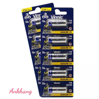 Pin 23a vinnic 12v alkaline (sử dụng cho chuông cửa, remote cửa cuốn, remote xe hơi...) [chính hãng]
