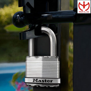 [Hỏa tốc HCM] Ổ khóa chống cắt Master Lock M5XDLF thân thép lá rộng 50mm càng dài - MSOFT