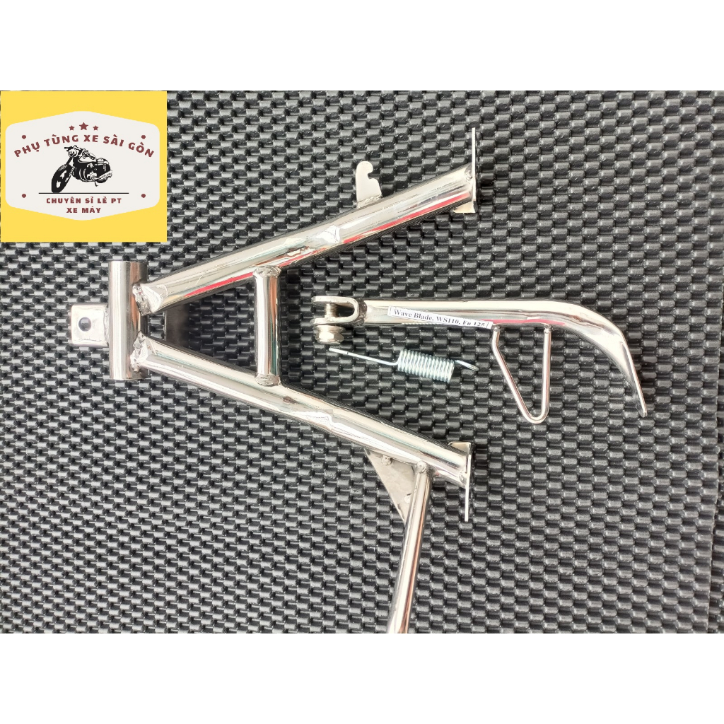 Bộ chống đứng và chống nghiêng cho xe Wave S110 inox