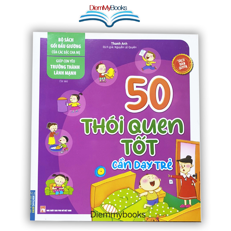 Sách- 50 Thói Quen Tốt Cần Dạy Trẻ- Kỹ Năng Sống Dành Cho Bé Giúp Con Yêu Trưởng Thành lành Mạnh Cho Bé Từ 5T- MinhThắng