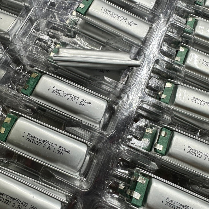 Pin 801437 pin sạc lithium 3.7V không  mạch bảo vệ