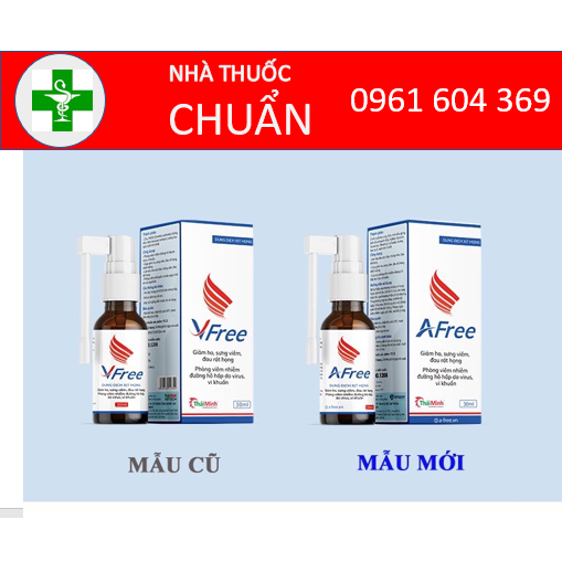 Xịt họng AFree Thái Minh (Chai 30ml)