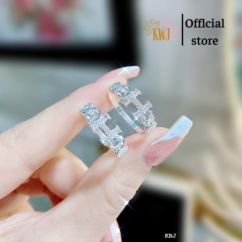 Nhẫn chữ H , mẫu mới về ,.