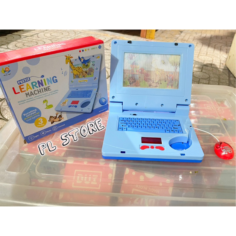Laptop đồ chơi nhạc có màn hình di chuyển cho bé