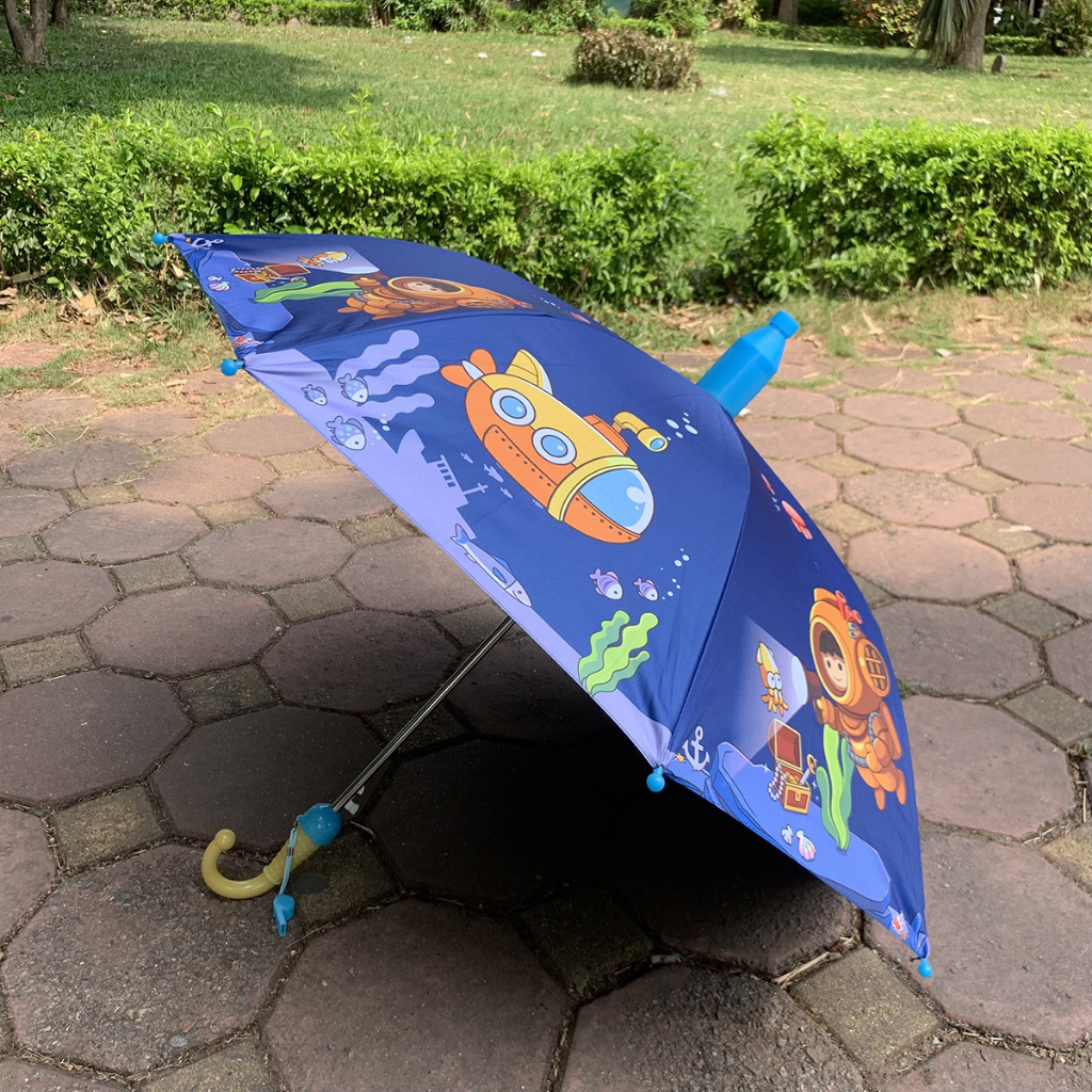 Ô dù đi nắng che mưa tàu ngầm khám phá đại dương cho bé trai - Ô dù cao cấp cho bé