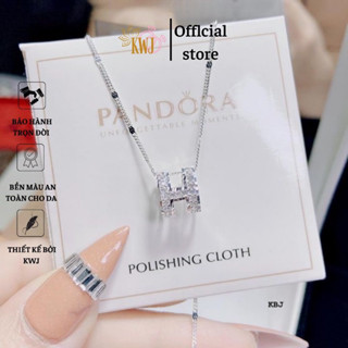 Dây chuyền mặt chữ H , dây chuyền bạc sang chảnh.