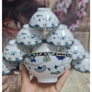 chén cơm daisy thạch lựu sứ Minh Long - chén cơm sứ Minh Long
