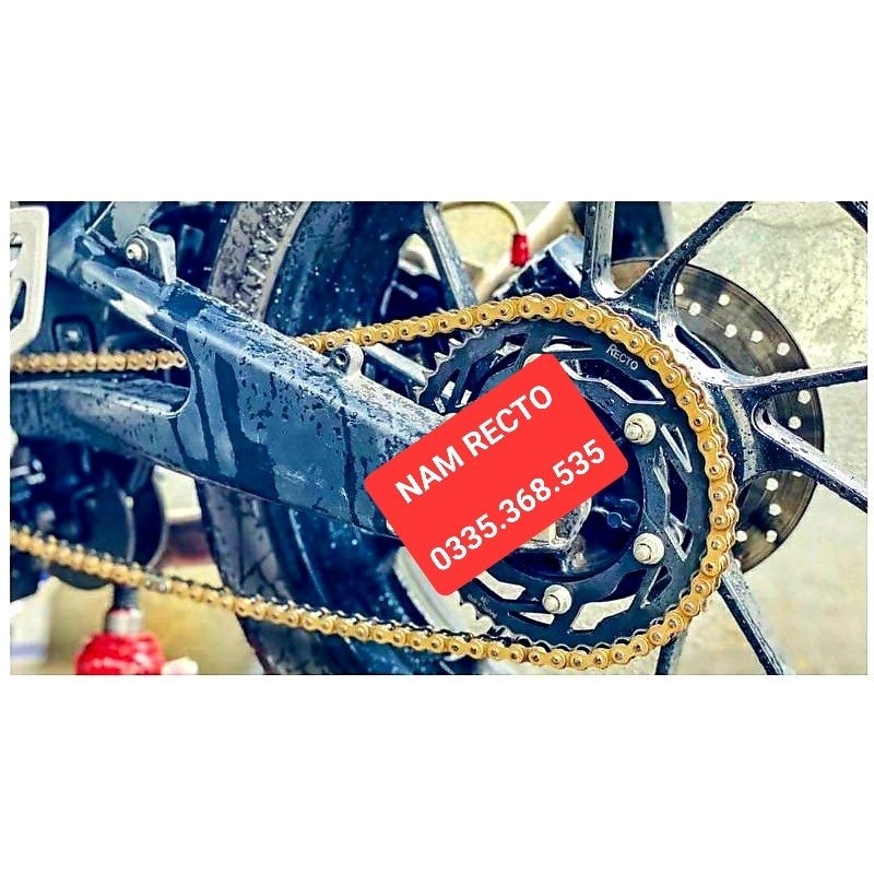 Dĩa sau mt15,r15v3,fz 155i,xsr 155 dĩa 52,50,49,48,47,46 nhông 13,14,15,16,17 chính hãng Recto