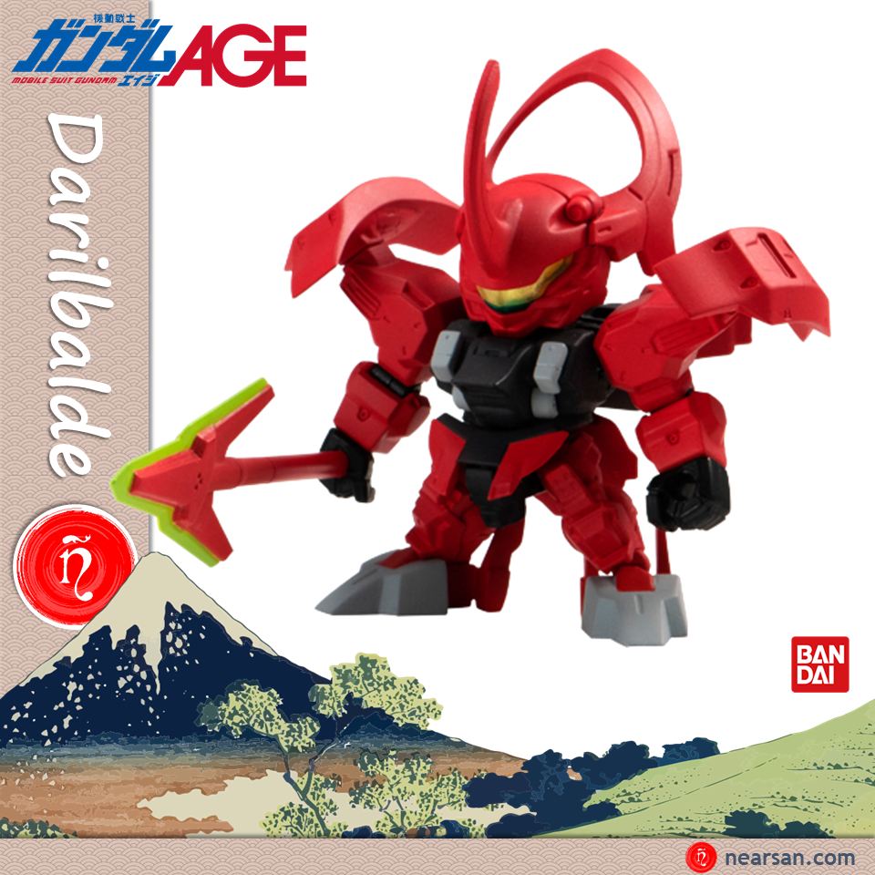 darilbalde gundam mô hình sd gashapon senshi forte 16 bandai