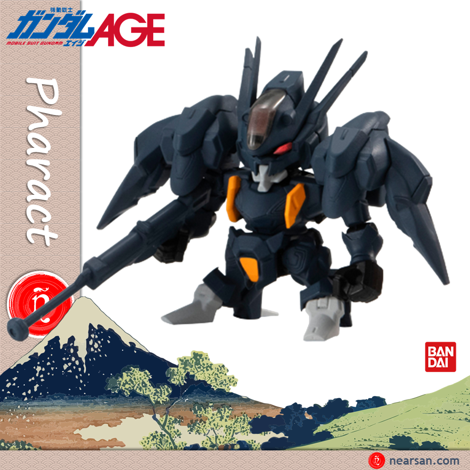 pharact gundam mô hình sd gashapon senshi forte 16 bandai