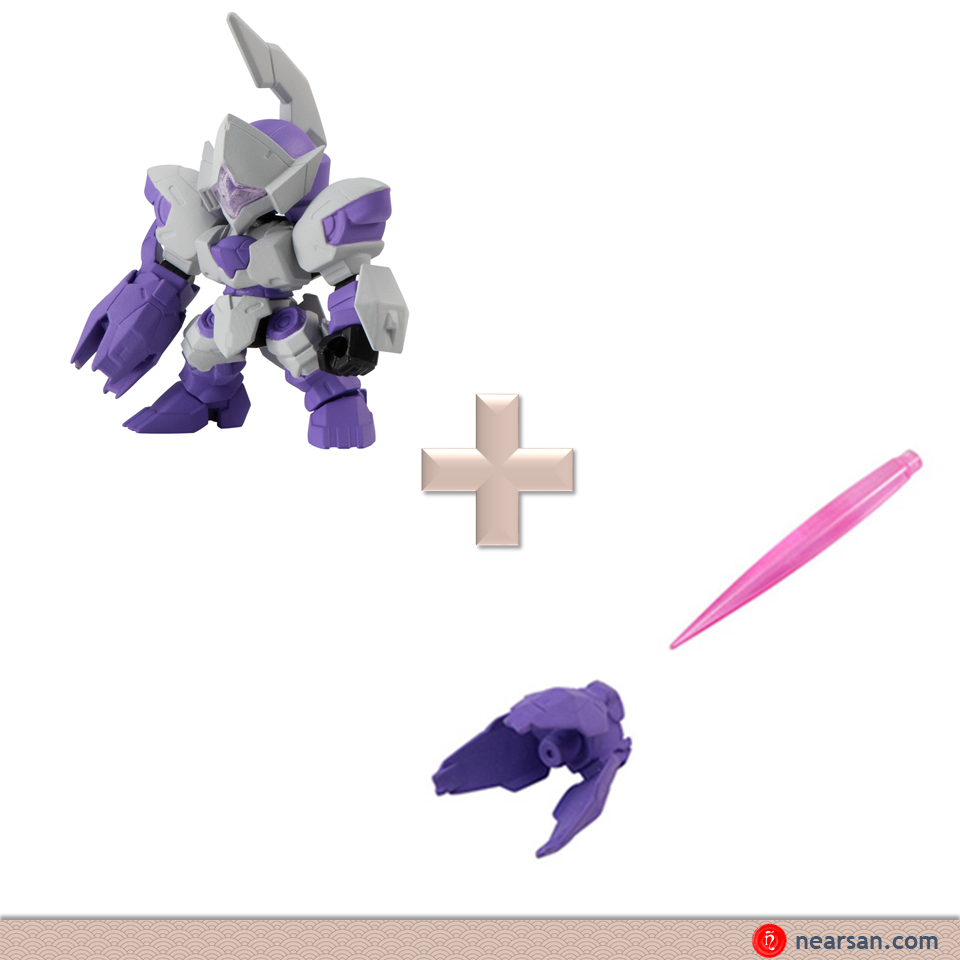 Michaelis gundam mô hình sd gashapon senshi forte 16 bandai