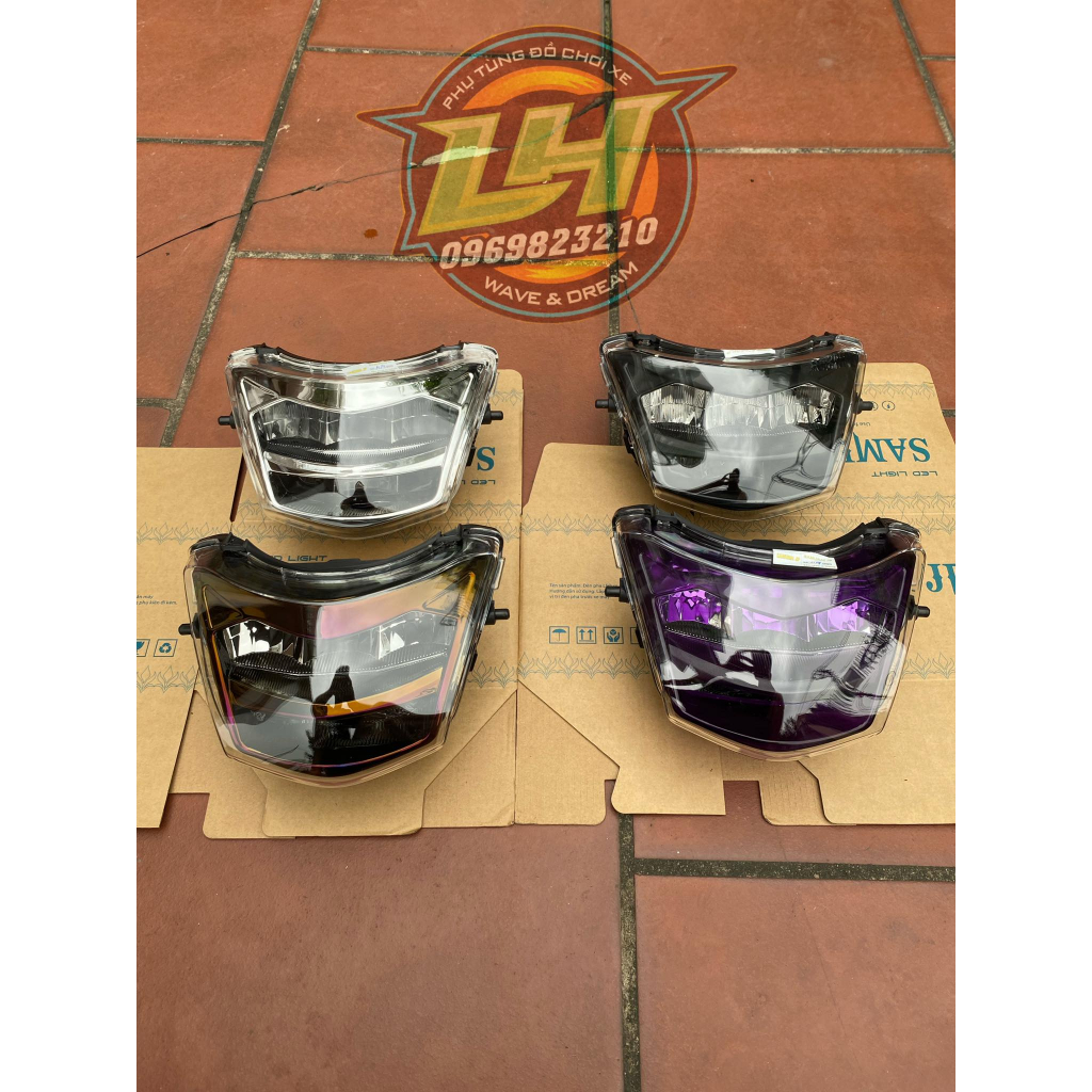 Đèn samurai JP 2 tầng cho Wave A 50/100/110CC, Alpha/S/RS,Future X