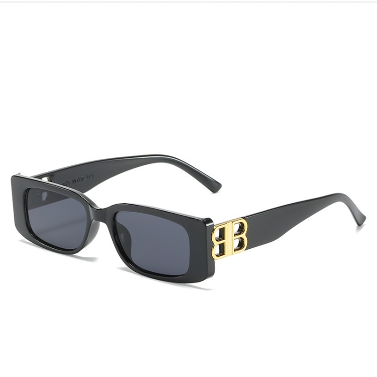 Mắt kính gọng chữ nhật, kính mắt đen ngầu hot tiktoker cho nam và nữ