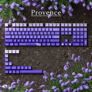 SIÊU ĐẸP BỘ KEYCAP AKKO PROVENCE TÍM THỦY CHUNG (PBT Double-Shot / JDA profile )