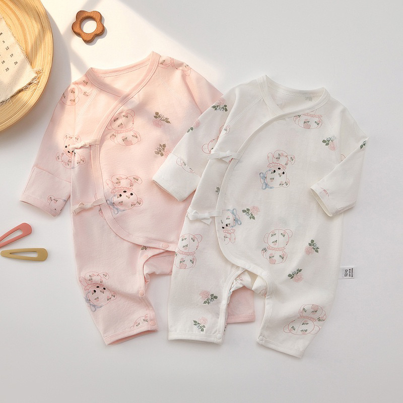 Bodysuit cho trẻ sơ sinh, bodysuit cho bé gái mặc hè vải cotton lạnh cao cấp mềm mát an toàn cho làn da bé.