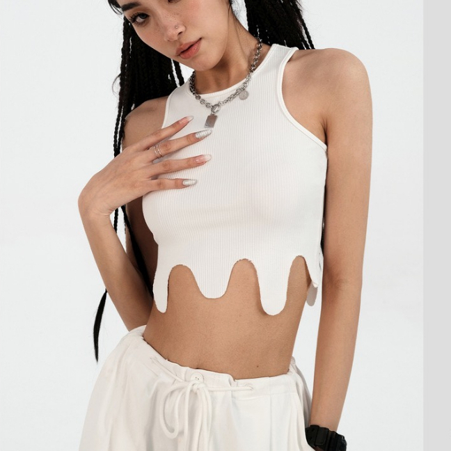 Áo sát nách ba lỗ croptop HAGA áo thun không tay ABLUL83