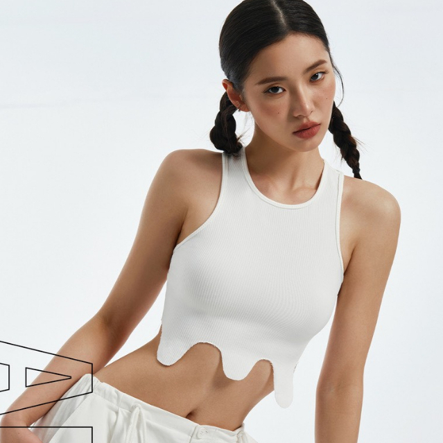 Áo sát nách ba lỗ croptop HAGA áo thun không tay ABLUL83