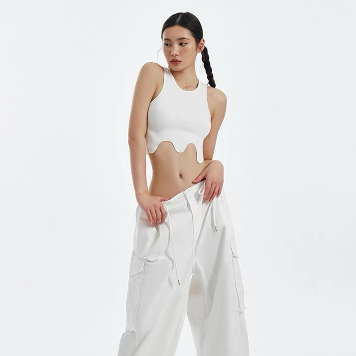 Áo sát nách ba lỗ croptop HAGA áo thun không tay ABLUL83
